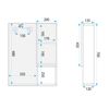Set de mobilier pentru baie cu lavoar Nova DB06-60 60cm