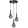 Lamp APP1125-3CP Black Gold