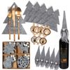 Christmas decorations Silver Frost 42 pcs