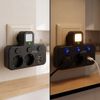 Power Strip 2 Sockets + 2x USB-A + USB-C JNH017 Black