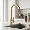 Смеситель кухонный Rea Fresh Touch Brush Gold