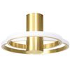 Krištolinis plafoninis lubinis šviestuvas APP1402-CW Gold