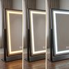Zrkadlo LED LUMI Black 30x40cm