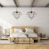 függő lámpa DIAMENT METAL LOFT BLACK APP563-1CP