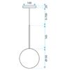 Lampe suspendue 15cm APP1681-1CP