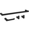Badezimmer-Accessoire-Set Mati Black 4-teilig