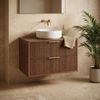 Waschtischunterschrank Rea Mono 80cm Brown