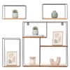 Zestaw 4 półek ściennych LOFT Metalowe Industrial CFZL-TSF011