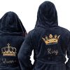 Халат Women Queen navy hood L/XL
