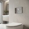 Concealed WC Frame Set Slim 024N with Chrome HD Button