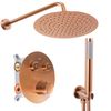 Built-in shower set Rea LUNGO COPPER BRUSH BOX