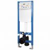 Concealed WC Frame Set Slim 024N with Chrome HD Button