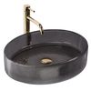Umywalka nablatowa REA Mirella Black