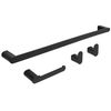 Badezimmer-Accessoire-Set Mati Black 4-teilig