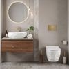 Zestaw Misa WC REA Gustavo Rimless podwieszana + Umywalka nablatowa Maya