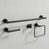 Badezimmer-Accessoire-Set GRID Black 4-teilig