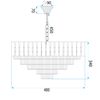 Lamp Cristal G056-CP 50cm GOLD