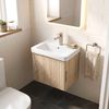 Meuble de salle de bains avec lavabo Rea DB85-50-3 Orio Light 50cm