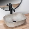 Lavabo sobre encimera Rea Livia Beige