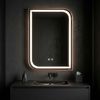 Specchio LED ZONE 80x60 BRUSH  ROSE GOLD