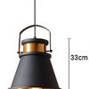 Lamp ASTI AAA Black / Gold