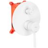 Built-in shower set Rea Lungo WHITE Matt + BOX