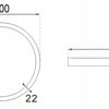 LED PANEL rund white 42W