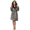 Bathrobe Jordan Grey-Navy L