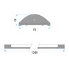 Lampa LED JNH055-35N Biała 120 cm