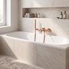 Bathroom faucet Rea Lungo Copper Brush