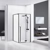 Shower enclosure Rea Fargo 80x100 Black Mat