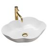 Countertop washbasin Rea Pearl White