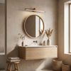 Настінний LED світильник для ванної SWE053-1W 60 cm COPPER BRUSH