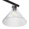 LAMPA SUFITOWA SZKLANA METALOWA APP318-3CP