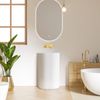 Freestanding ceramic basin DOLCE