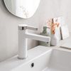 Robinet de lavabo REA Polo White Chrom Low