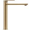 Bathroom faucet Rea Verso Brush Gold high