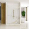 Drzwi prysznicowe Rea Hugo 110 Złote Szczotkowane