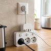 Power Strip 3 Sockets + 3x USB-A + USB-C JNH018 White