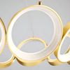 LAMPA WISZĄCA LED APP1800-CP ZŁOTA SZCZOTKOWANA
