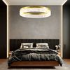Люстра LED LHJ047-CP 80 cm GOLD