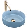 Lavabo da appoggio Rea SAMI L.BLUE SHINY