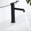 Bathroom faucet Rea Foss BLACK Low