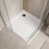 Piatto doccia acrilico Rea Belmond White 90x90 Titan