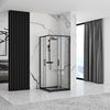 Душ кабина  Rea Punto Black 80x80