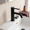 Washbasin faucet with bidetta Rea Lungo Black