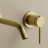 Wall Mounted faucet Rea Clif Brush Gold
