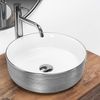 Countertop Basin Rea Sami Brush Silver