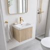 Meuble de salle de bains avec lavabo Rea DB85-50-3 Orio Light 50cm