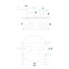 Shower system Rea Lungo Diamond Chrome + BOX